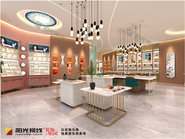 鹽城云上視覺眼鏡店裝修設(shè)計(jì)效果圖
