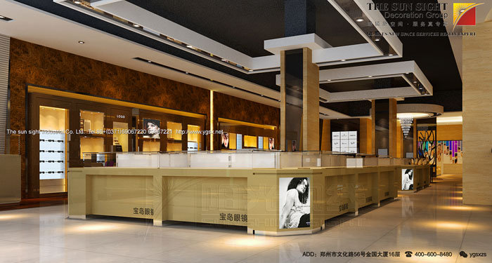 廣東江門眼鏡店裝修設計圖