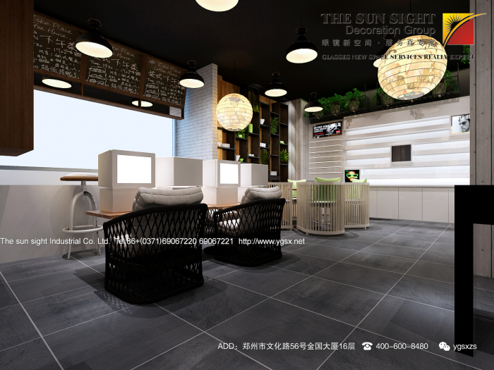 陜西西安眼鏡店裝修設(shè)計效果圖片