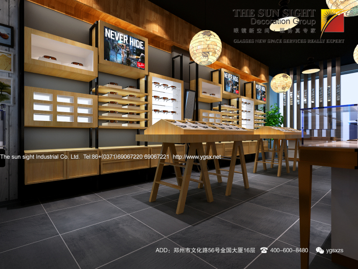 西安眼鏡店設(shè)計效果圖