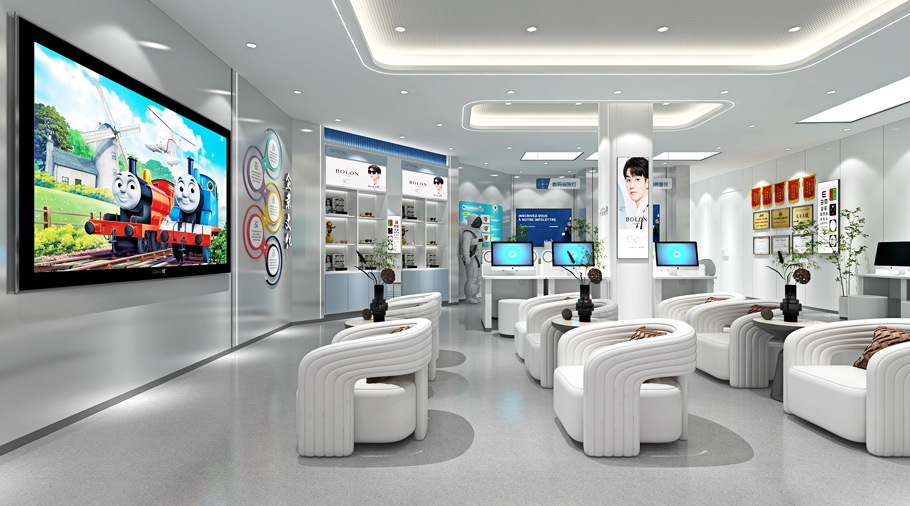 光明眼鏡店裝修效果圖
